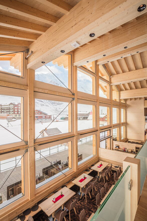 Neubau Restaurant Eigernordwand | Planart Grindelwald