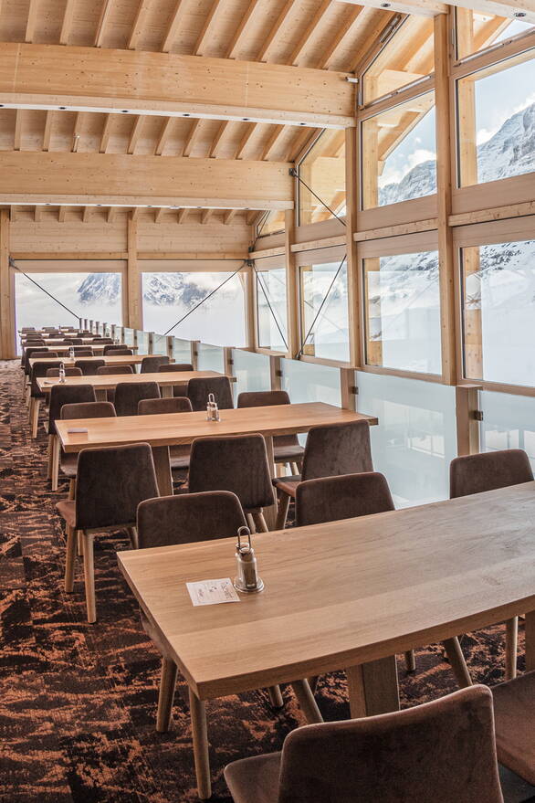 Neubau Restaurant Eigernordwand | Planart Grindelwald